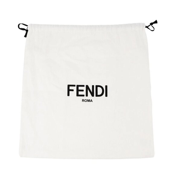 FENDI Flip Medium Tote Size Medium Leather Brown/Black - Picture 16 of 16